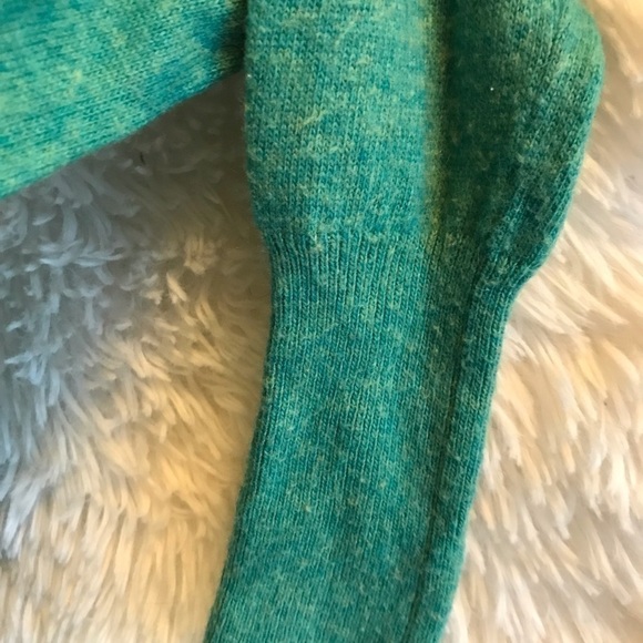 TCEC green button up cardigan sweater medium - Picture 5 of 7